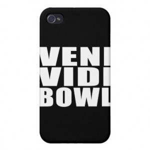 Funny Bowling Quotes Jokes : Veni Vidi Bowl iPhone 4 Case