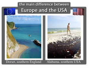 Europe and the USA Dorset, southern England Alabama, southern USA