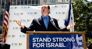 TX) addresses Washington area Jews during a rally to support Israel ...