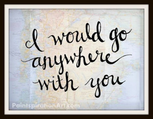 Love Quote Printable Travel Map Art Wedding Gift by Paintspiration, $6 ...