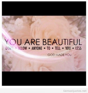 God made you Instagram quote