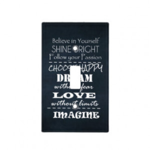 Quotes Inspirational Motivation Quote Light Switch Covers