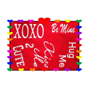 JUST SEW DESIGNS > → CELEBRATE > VALENTINE WORDS 5 - SAYINGS 2X2