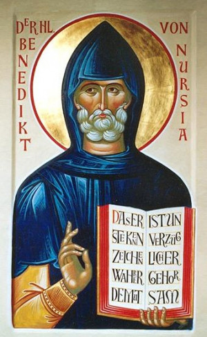 Icons of St. Benedict the Great of Nursia, Pater Monachorum et Dux
