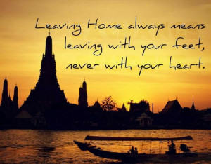 Leaving Home Quotes Leaving home. via laura fur