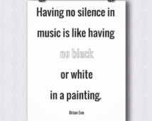 Inspirational Music Quote Print