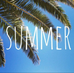 beach, hipster, ocean, quote, summer, sun, tree, tropical