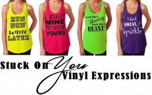 Quoted Workout Racerback Tank Sale for $19.95 – I Grabbed One!