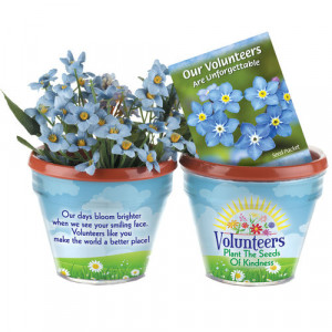 Home > Volunteers Plant The Seeds Of Kindness Flower Planter Gift Set