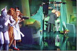 In the classic MGM movie the Wizard turns out to be a bit of a nebbish ...