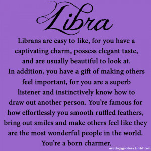 Libra Personality Traits List My lesson was to tread on both