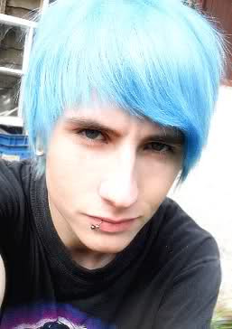 sky blue hair dye