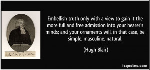 More Hugh Blair Quotes