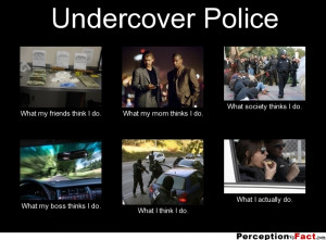 Undercover Police What my friends think I do. What my mom thinks I do ...