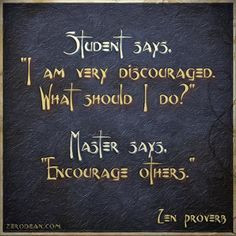 Student says, I am very discouraged...