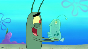 Plankton From Spongebob Running