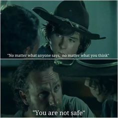 Rick Grimes to Carl at season 5 | The Walking Dead S5 trailer quotes