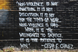 Quote on nonviolence by Cesar Chavez