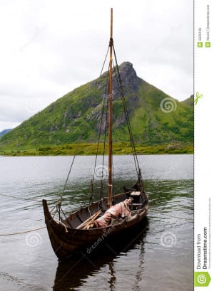 Viking Boat Sea