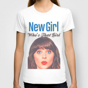 Zooey Deschanel New Girl T-shirt by Jessica Pulido More