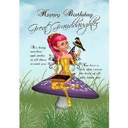 great_granddaughter_fairy_birthday_card.jpg?height=250&width=250 ...