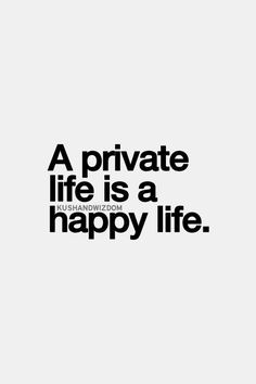 Private Life