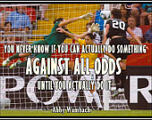 Soccer Poster Abby Wambach Olympic Soccer Photo Quote Wall Art Mini ...