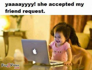 Facebook Friend Request Of Funny Baby