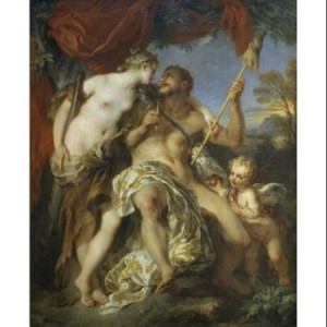Hercules and Omphale , (Hercule et Omphale) , Francois Le Moyne (1688 ...