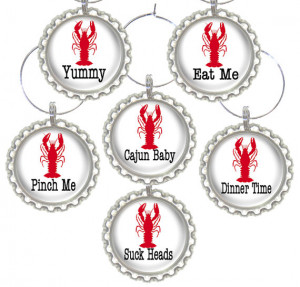 ... Crawfish Lobster - Sayings - Wedding Favors, Place Cards, Parties