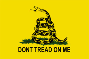 The Gadsden flag, designed by Christopher Gadsden who was one of three ...
