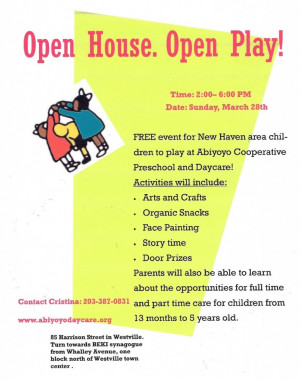 Abiyoyo Open House in New Haven