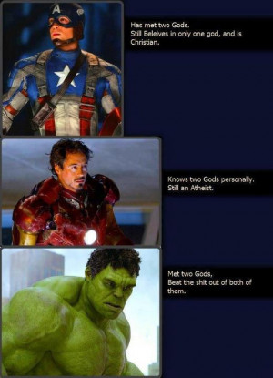 The Avengers Views about God