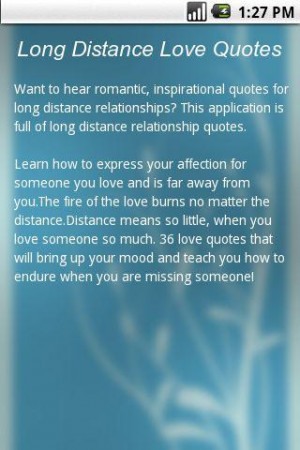 Long Distance Love Quotes - screenshot