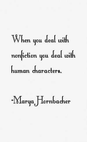 Marya Hornbacher Quotes & Sayings