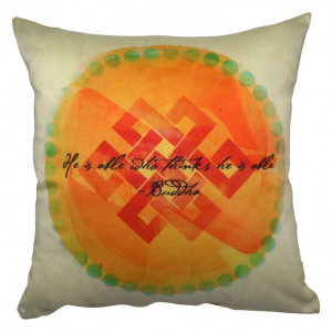 Buddha Pillow | Buddha Quotes Decor