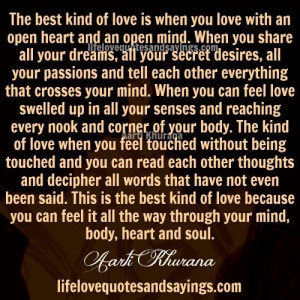 The Best Kind Of Love..