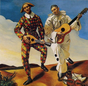andré derain arlequin et pierrot description andré derain 1880 1954