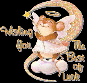 Good Luck Animated Glitter Gif Image - 371 x 353