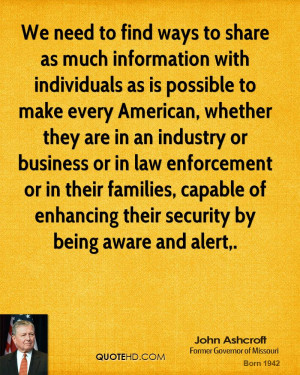 We need to find ways to share as much information with individuals as ...