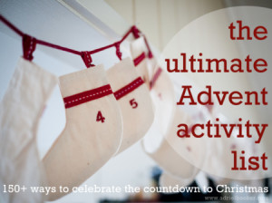 150+ Advent activities (or Christmas countdown activities) by category ...