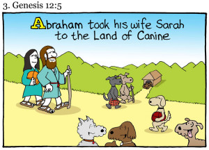 our dogs would tell us about themselves, if they could use the Bible ...