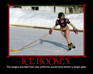 Ice Hockey The League Decided That New Uniforms Would Help Attract A ...