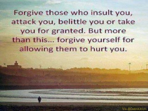 Regarding #forgiveness...