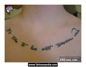 life goes on life quote tattoos jpg