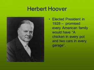 Herbert Hoover Great Depression Quotes Herbert Hoover Great