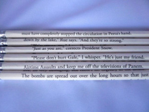 Pencils with quotes
