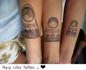 25 Lovely Sister Tattoos
