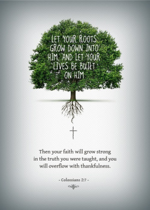 ... God’s seeds of victory and life growing in your heart and mind, or