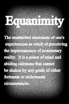 equanimity quotes - Google Search